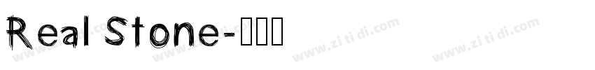 Real Stone字体转换